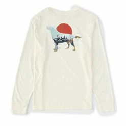 Best reviews of ???? Cremieux Chuck ???? Dog Mountain Long-Sleeve Tee Cream ????