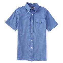 Hot Sale ⭐ Cremieux Solid Seersucker Performance Stretch Short-Sleeve Woven ???? Shirt Lucent White ???? -Cremieux Shop unnamed file 1042