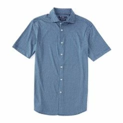 Cheapest ???? Cremieux Printed Short-Sleeve ???? Coatfront Knit ???? Shirt Vivacious Pink ????