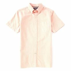 Buy ✨ Cremieux Solid Oxford Short-Sleeve Woven ???? Shirt Pink ???? -Cremieux Shop unnamed file 1095