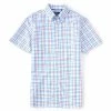 Hot Sale ???? Cremieux Medium Plaid Oxford Short-Sleeve Woven ???? Shirt Light Blue ???? -Cremieux Shop unnamed file 1111