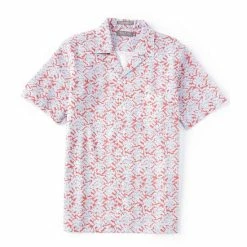 Cheapest ⌛ Daniel Cremieux Signature Coral Print Short-Sleeve Woven Camp ???? Shirt Berry ????