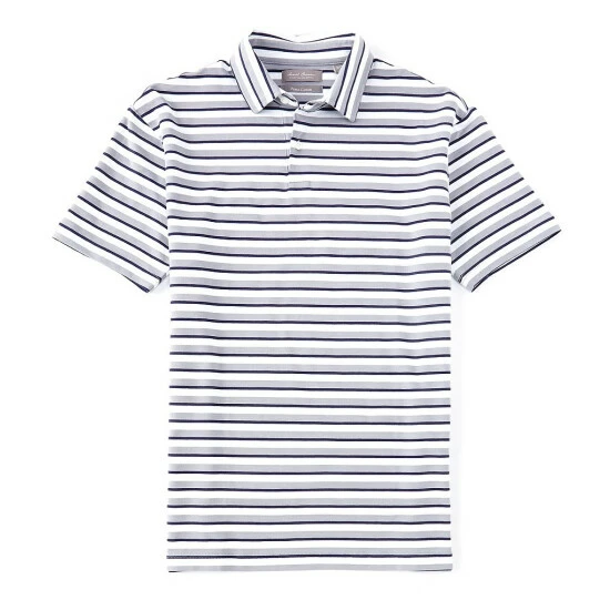 Discount ❤️ Daniel Cremieux Signature Stripe Baby Terry Short-Sleeve Polo ???? Shirt Berry ???? 4 Discount ❤️ Daniel Cremieux Signature Stripe Baby Terry Short-Sleeve Polo ???? Shirt Berry ???? - Image 2