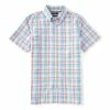 Coupon ???? Cremieux Plaid Oxford Short-Sleeve Woven ???? Shirt Vista Blue ❤️ -Cremieux Shop unnamed file 1122