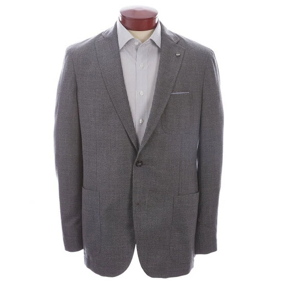 Outlet ???? Daniel Cremieux Signature Hopsack Blazer Grey ❤️ 3 Outlet ???? Daniel Cremieux Signature Hopsack Blazer Grey ❤️