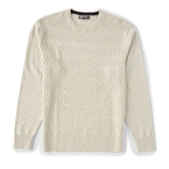 Best Sale ???? Daniel Cremieux Signature Supima Snowflake Long-Sleeve Sweater Charcoal Heather ✔️ 4 Best Sale ???? Daniel Cremieux Signature Supima Snowflake Long-Sleeve Sweater Charcoal Heather ✔️ - Image 2