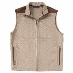 Best reviews of ✔️ Cremieux Quilted Double Knit Full-Zip Vest Brown Heather ⌛ -Cremieux Shop unnamed file 13