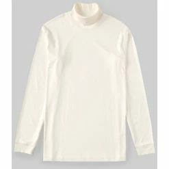 Budget ???? Daniel Cremieux Signature Pima Cotton Long-Sleeve Turtleneck Egret ????