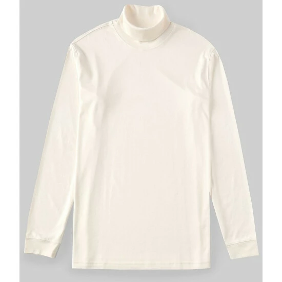 Budget ???? Daniel Cremieux Signature Pima Cotton Long-Sleeve Turtleneck Egret ???? 3 Budget ???? Daniel Cremieux Signature Pima Cotton Long-Sleeve Turtleneck Egret ????