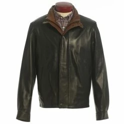 Brand new ⭐ Cremieux Lamb Hipster Leather Jacket Black ????