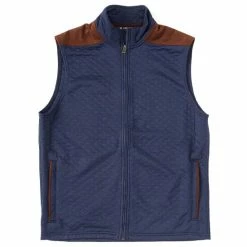 Best reviews of ✔️ Cremieux Quilted Double Knit Full-Zip Vest Brown Heather ⌛ -Cremieux Shop unnamed file 15