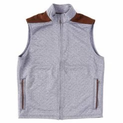Best reviews of ✔️ Cremieux Quilted Double Knit Full-Zip Vest Brown Heather ⌛ -Cremieux Shop unnamed file 16
