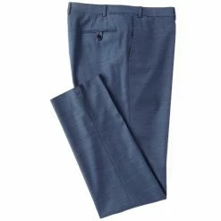 Flash Sale ???? Cremieux Tailored Modern Fit Sharkskin Flat-Front ???? Dress Pants Black ⭐