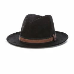 Cheap ???? Cremieux Suede Fedora Tan ⌛