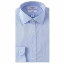 New ???? Cremieux Non-Iron Classic Fit Spread Collar Herringbone New ???? Dress ???? Shirt Blue ???? -Cremieux Shop unnamed file 196