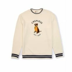 Best deal ???? Cremieux Embroidered Chuck Long-Sleeve Sweatshirt Cream ????