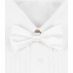 New ???? Cremieux Pre-tied Silk Bow Tie Black ????