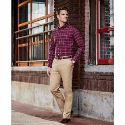 Promo ❤️ Cremieux Madison Comfort Stretch Flat-Front Twill Chino Pants ???? -Cremieux Shop unnamed file 28
