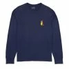 Cheapest ???? Cremieux Embroidered Chuck Long-Sleeve Tee Peacoat Blue ???? -Cremieux Shop unnamed file 297
