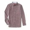New ✔️ Cremieux Slim-Fit Plaid Oxford Dusty Navy Long-Sleeve Woven ???? Shirt Dusty Navy Multi ???? -Cremieux Shop unnamed file 303