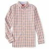 Hot Sale ???? Cremieux Slim-Fit Checked Oxford Long-Sleeve Woven ???? Shirt Bijou Blue ???? -Cremieux Shop unnamed file 305