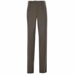 Promo ???? Cremieux Modern Fit Sharkskin Wool Blend Flat Front ???? Dress Pants Brown ???? -Cremieux Shop unnamed file 312