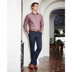 Promo ❤️ Cremieux Madison Comfort Stretch Flat-Front Twill Chino Pants ???? -Cremieux Shop unnamed file 32