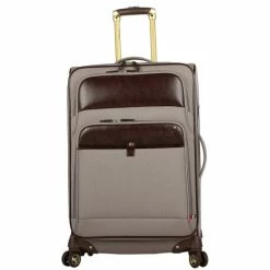 Best deal ✨ Cremieux Amalfi Coast 25#double; Expandable Softside Spinner Grey ✨