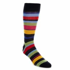 Coupon ???? Cremieux Color Block Stripe Crew ???? Socks Blue ???? -Cremieux Shop unnamed file 352
