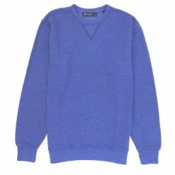 Best Pirce ❤️ Cremieux Solid French Terry Sweatshirt Bright Blue ???? -Cremieux Shop unnamed file 375
