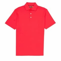 Cheap ???? Cremieux Solid Performance Stretch Short-Sleeve Polo ???? Shirt Intense Melon ????