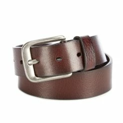 Deals ???? Cremieux Cut Edge Leather Belt Brown ⭐