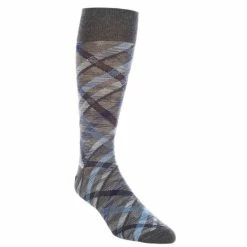Best deal ???? Cremieux Diagonal Plaid Crew ???? Socks Khaki ????