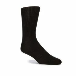 Coupon ✨ Cremieux Flat Knit Crew ???? Dress ???? Socks Black ⭐