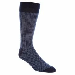 New ⌛ Cremieux Houndstooth Calf Length ???? Socks Brown ???? -Cremieux Shop unnamed file 449
