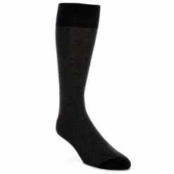Cheapest ⭐ Cremieux Tiny Diamond Calf Length ???? Socks Black ????
