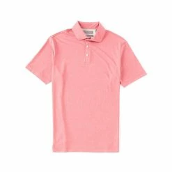 Top 10 ???? Daniel Cremieux Signature Solid Performance Interlock Short-Sleeve Polo ???? Shirt Lunar Rock ????