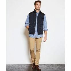 Best Sale ???? Cremieux Soho Slim-Fit Flat-Front Twill Comfort Stretch Casual Pants Dark Navy ???? -Cremieux Shop unnamed file 47