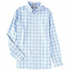 Top 10 ???? Daniel Cremieux Signature SUPIMA Cotton Basket Weave Check Long-Sleeve Woven ???? Shirt Lavender ????