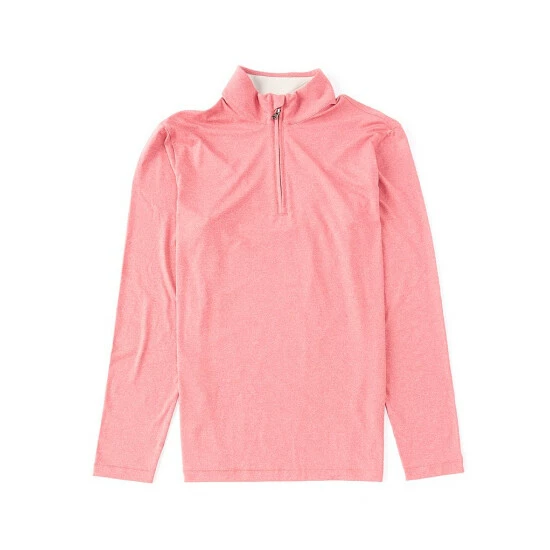 Outlet ???? Daniel Cremieux Signature Performance Interlock Quarter-Zip Pullover Pink Heather ???? 3 Outlet ???? Daniel Cremieux Signature Performance Interlock Quarter-Zip Pullover Pink Heather ????