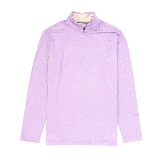 Outlet ???? Daniel Cremieux Signature Performance Interlock Quarter-Zip Pullover Pink Heather ???? 5 Outlet ???? Daniel Cremieux Signature Performance Interlock Quarter-Zip Pullover Pink Heather ???? - Image 3