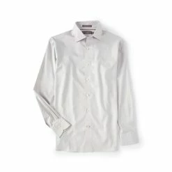 Outlet ???? Daniel Cremieux Signature Solid Organic Supima Cotton Long-Sleeve Woven ???? Shirt White ????