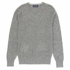 Best Pirce ???? Cremieux V-Neck Cashmere Sweater Pink Heather ⭐ -Cremieux Shop unnamed file 551
