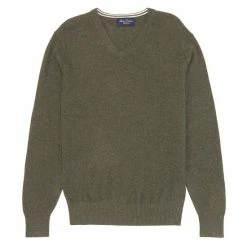 Best Pirce ???? Cremieux V-Neck Cashmere Sweater Pink Heather ⭐ -Cremieux Shop unnamed file 553