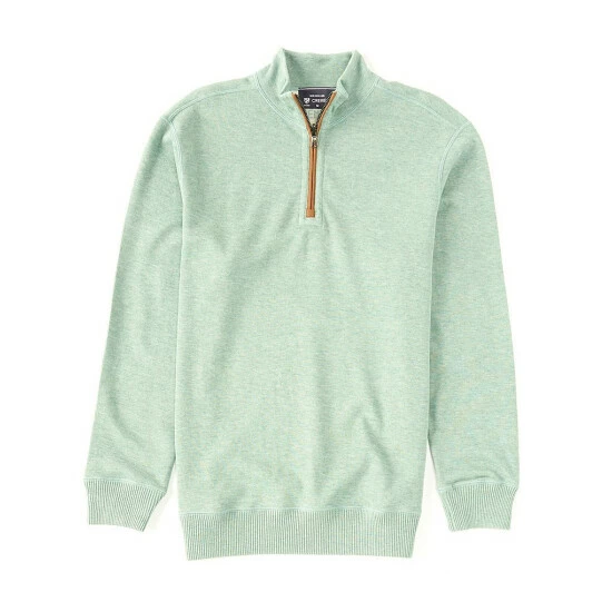 Best Sale ???? Cremieux French Rib Reversible Mockneck Quarter Zip Pullover Red Heather ???? 3 Best Sale ???? Cremieux French Rib Reversible Mockneck Quarter Zip Pullover Red Heather ????