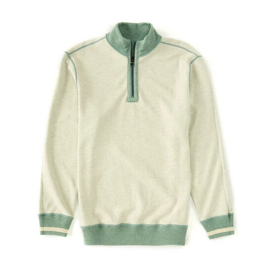 Best Sale ???? Cremieux French Rib Reversible Mockneck Quarter Zip Pullover Red Heather ???? 5 Best Sale ???? Cremieux French Rib Reversible Mockneck Quarter Zip Pullover Red Heather ???? - Image 3