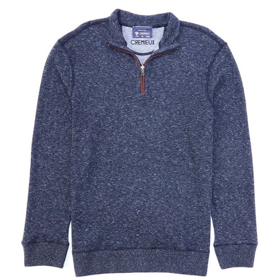 Best Sale ???? Cremieux French Rib Reversible Mockneck Quarter Zip Pullover Red Heather ???? 6 Best Sale ???? Cremieux French Rib Reversible Mockneck Quarter Zip Pullover Red Heather ???? - Image 4