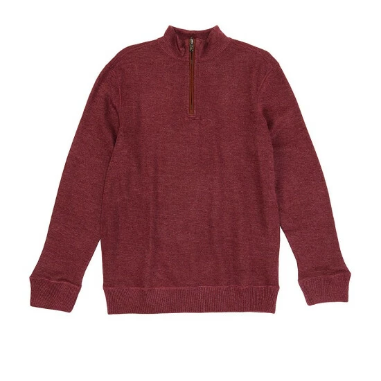 Best Sale ???? Cremieux French Rib Reversible Mockneck Quarter Zip Pullover Red Heather ???? 19 Best Sale ???? Cremieux French Rib Reversible Mockneck Quarter Zip Pullover Red Heather ???? - Image 17