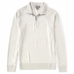 Best Sale ???? Daniel Cremieux Signature Merino Tech Quarter-Zip Pullover Dark Red ???? -Cremieux Shop unnamed file 627