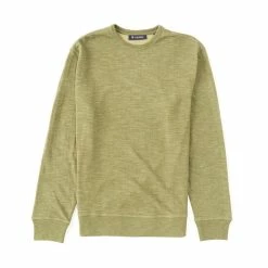 Promo ⌛ Cremieux Double Knit Solid Sweatshirt Port Royale ????